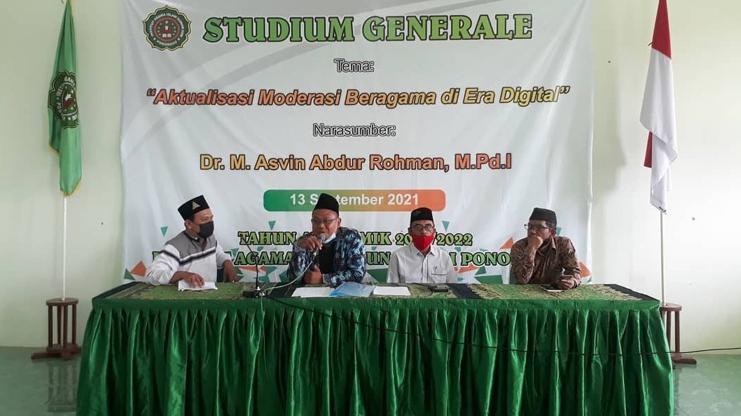 Kuatkan Moderasi Beragama kepada Mahasiswa Baru, INSURI Gelar Studium Generale